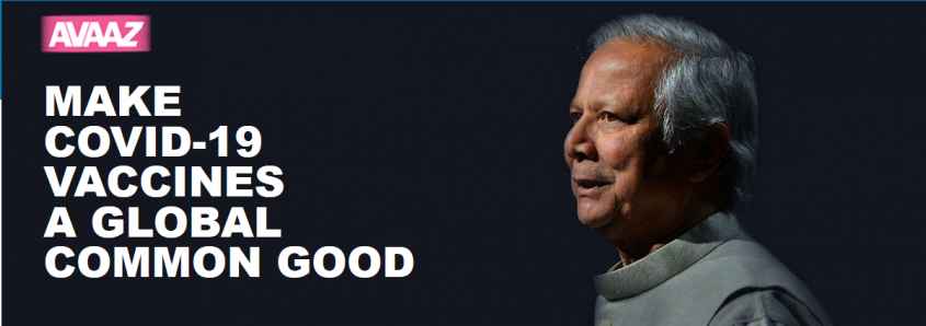 Nearly One Million Reached : Yunus' petition reaches close to one million signatures, urging global leaders to put people ahead pharma patents