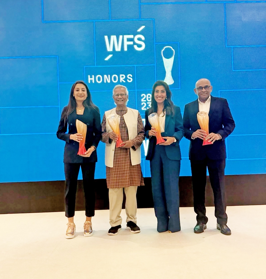 Professor  Yunus Receives World Football Summit Award