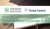 KHAZANAH ASIA SCHOLARSHIP PROGRAMME 2018