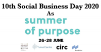 Announcement of 10th Social Business Day 2020 as Summer of Purpose on 26-28 June